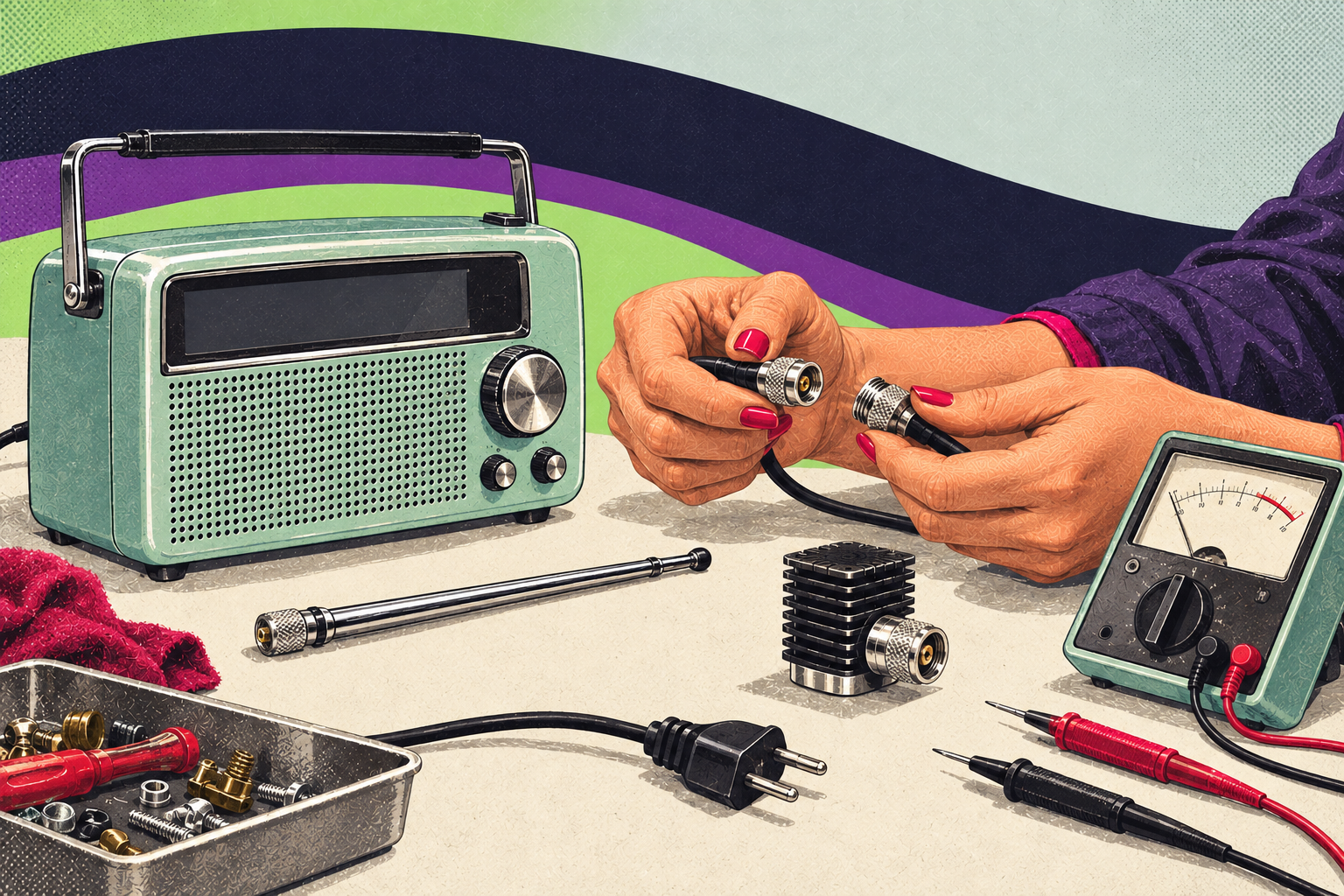 Image of Kan radioen tage skade af at sende uden antenne?