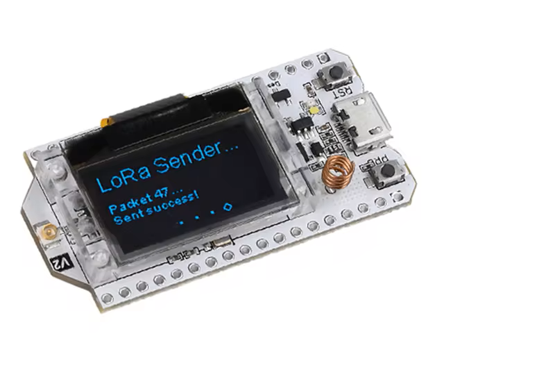 WiFi LoRa 32 V2 med SX1262 LoRa Node