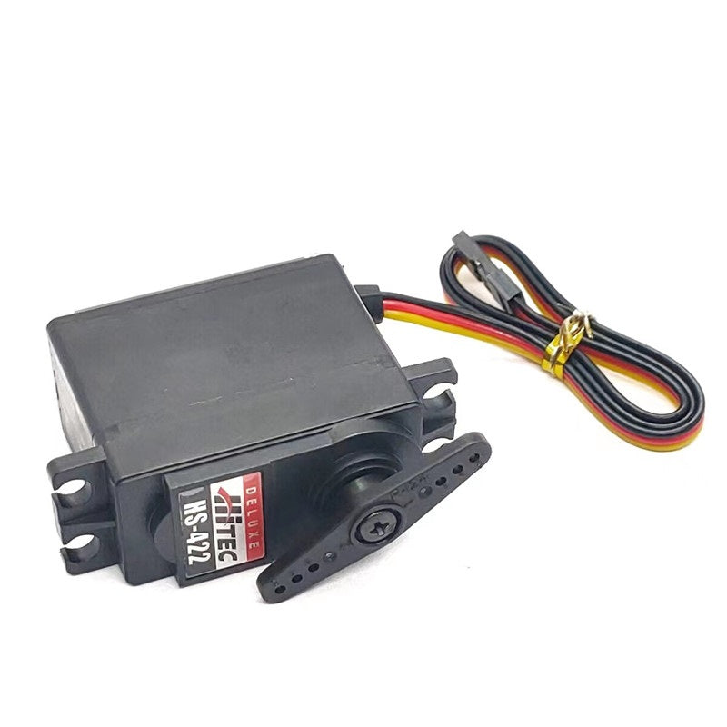 Image of Siden af en Hitec HS-422 Servo