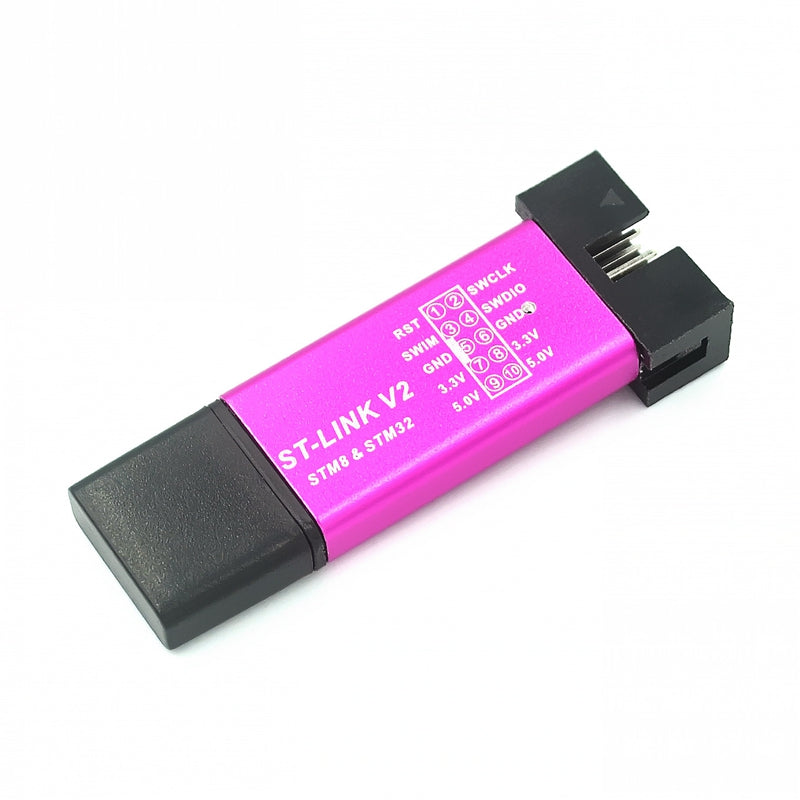 Image of ST-Link V2-kompatibel USB-programmerare/debugger för STM8 STM32