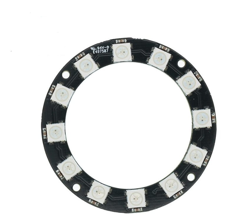 Image of WS2812B 24 RGB LED-ring - 24 x 5050 LED