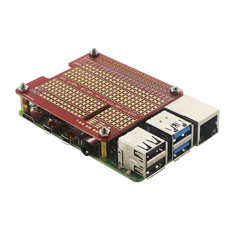 DIY Prototype HAT Shield Kit Til Raspberry Pi 4B/3B+