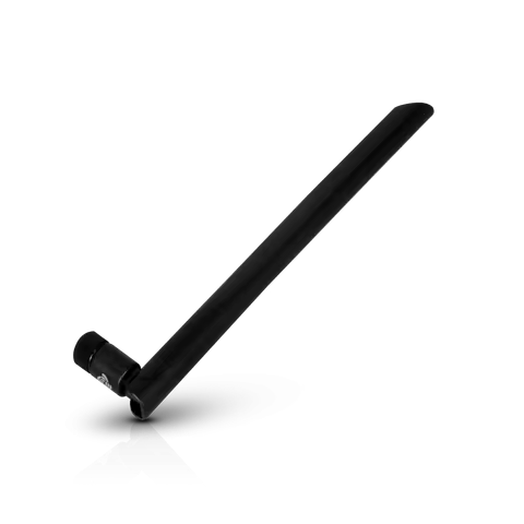 WisMesh blade-antenne – skrå visning af antenne og drejeled