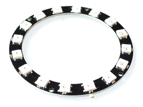 Image of WS2812B 24 RGB LED-ring - 24 x 5050 LED