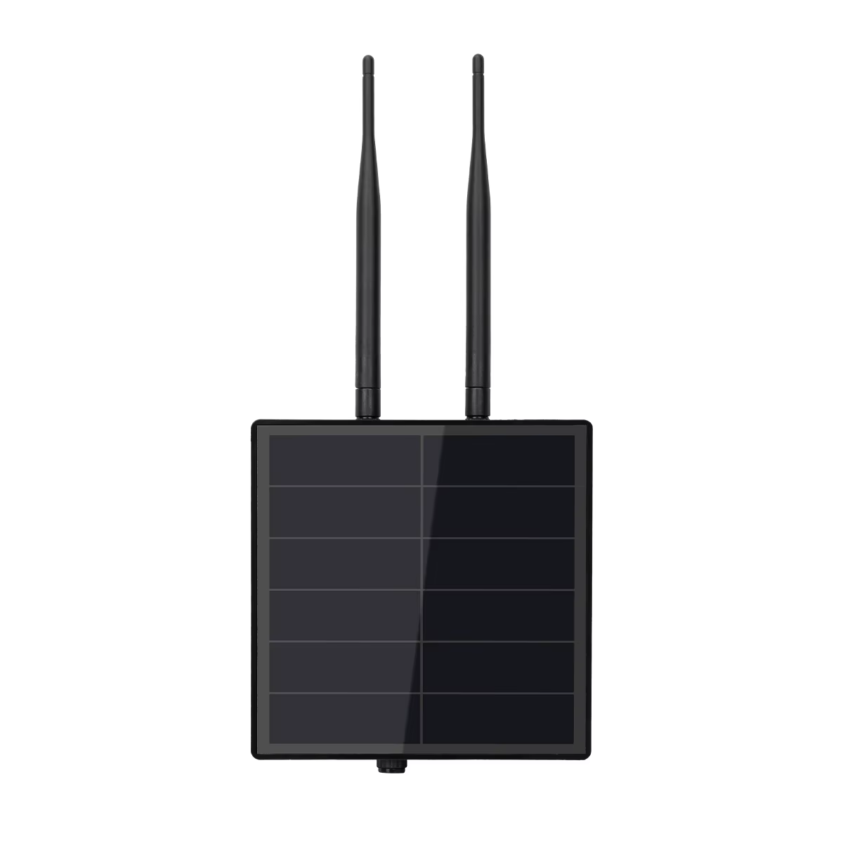 D5 solcellekabinet med antenner til en 868 MHz LoRa-node