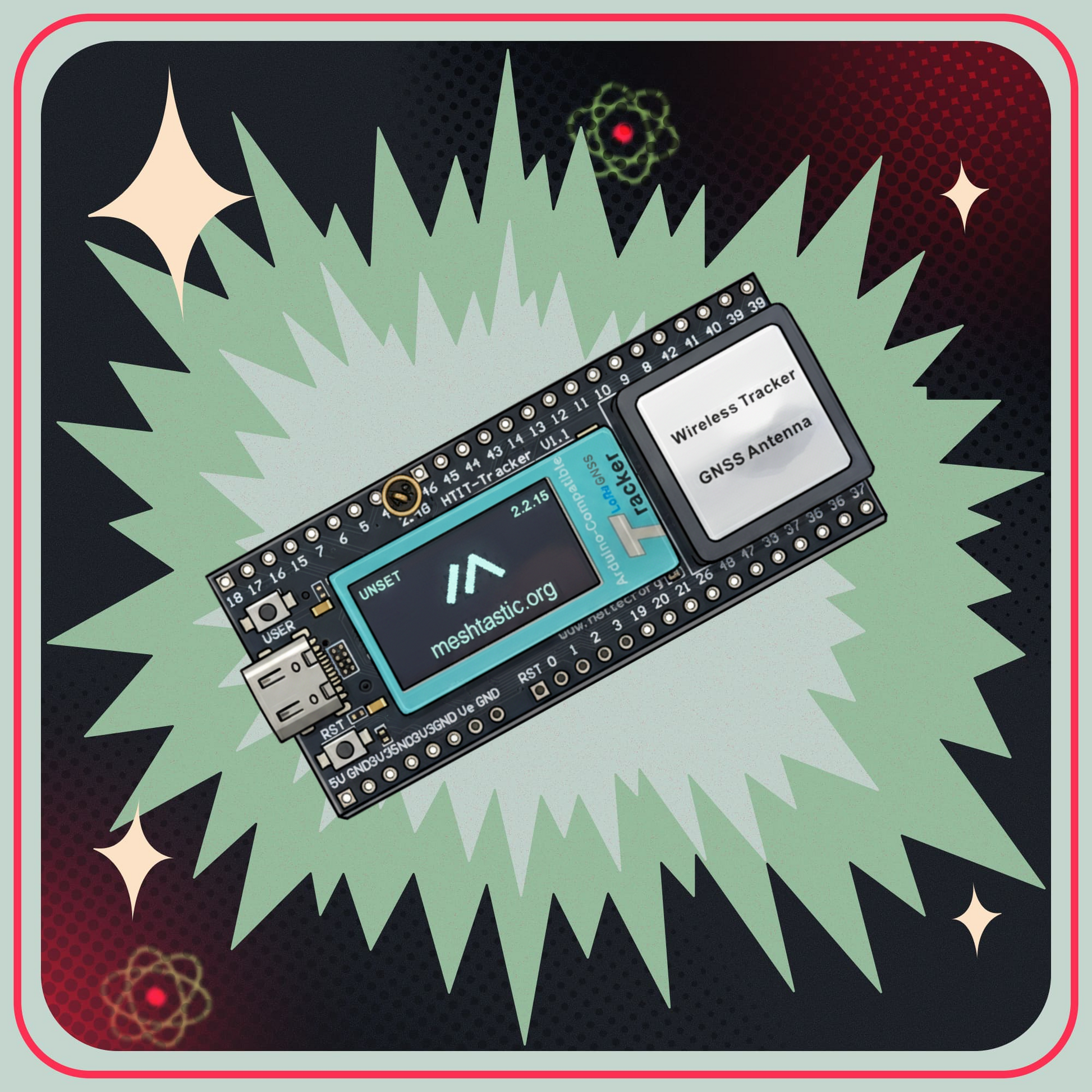 Heltec HTIT-tracker LoRa ESP32 Meshtastic