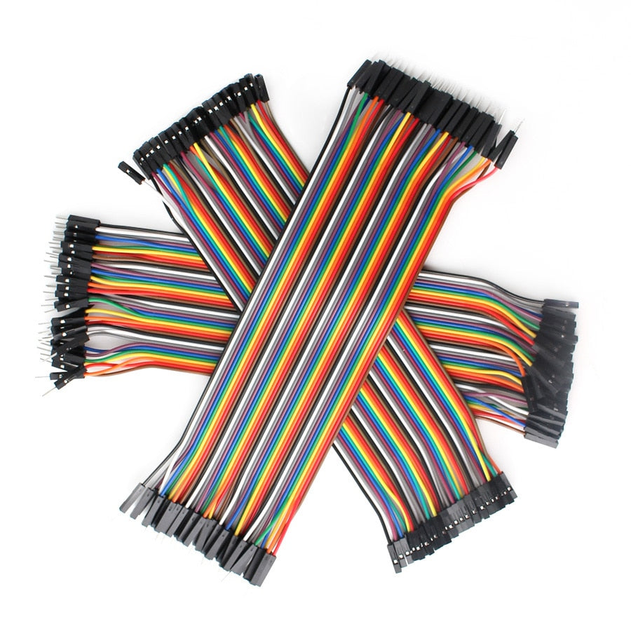40 stk han/han, 40stk han/hun, 40stk hun/hun dupont kabler