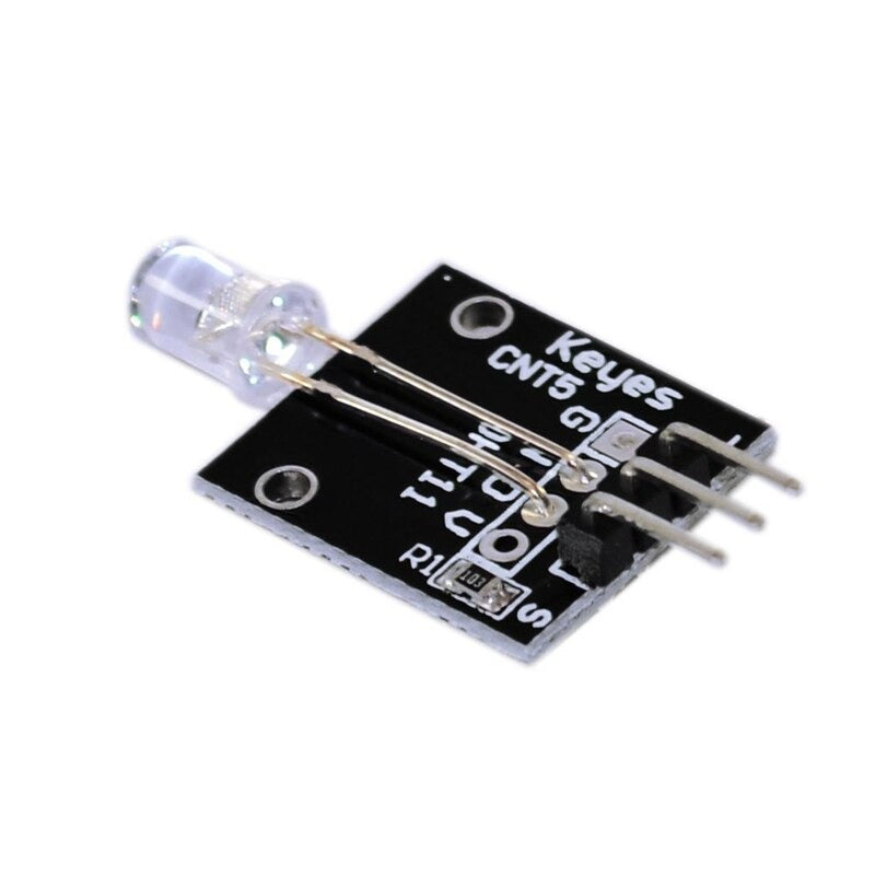 Forsiden af Auto blink LED RGB der vender mod opad