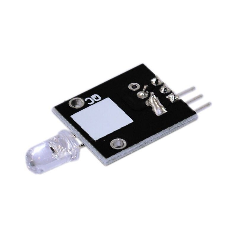 Image of bagsiden af Auto blink LED RGB der vender mod højre