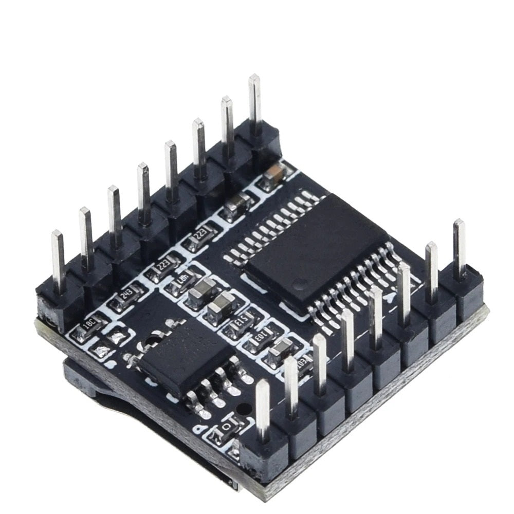 bagsiden af et MP3 afspiller modul