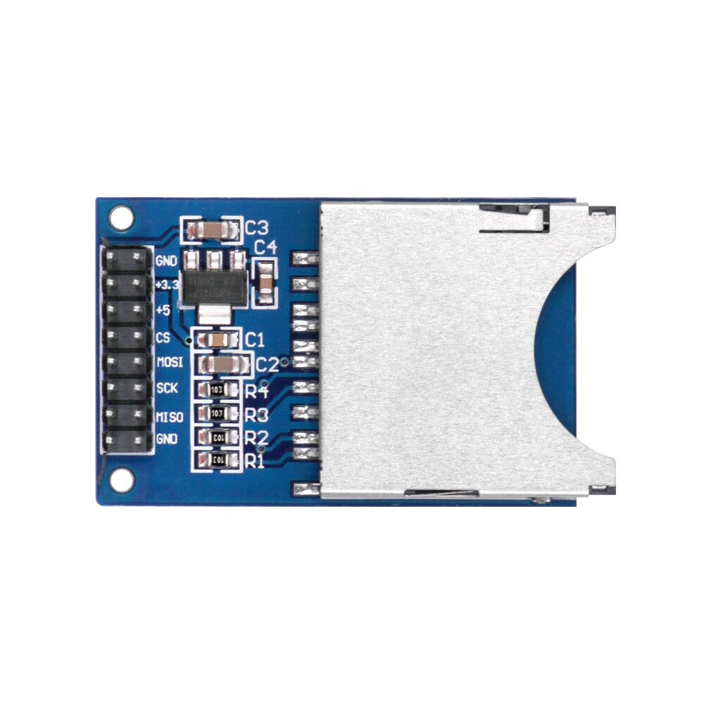 SD kortlæser/kort adapter modul SPI der vender om højre