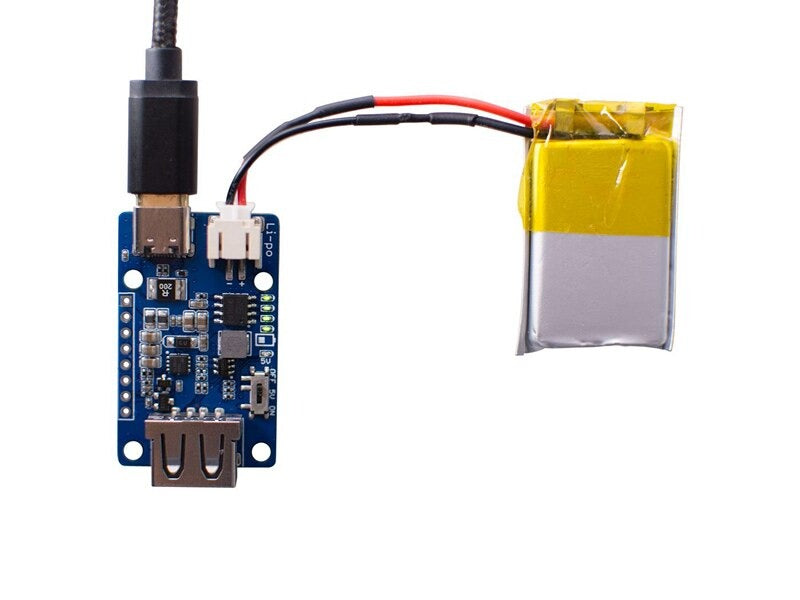 Lipo Rider Plus forbinder batteri og USB-interfacemodul
