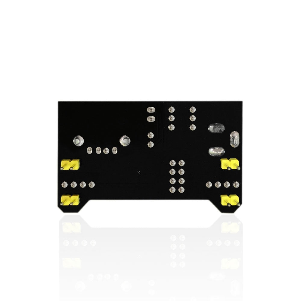 Image of bagsiden af Fumlebræt/Breadboard strømforsyning