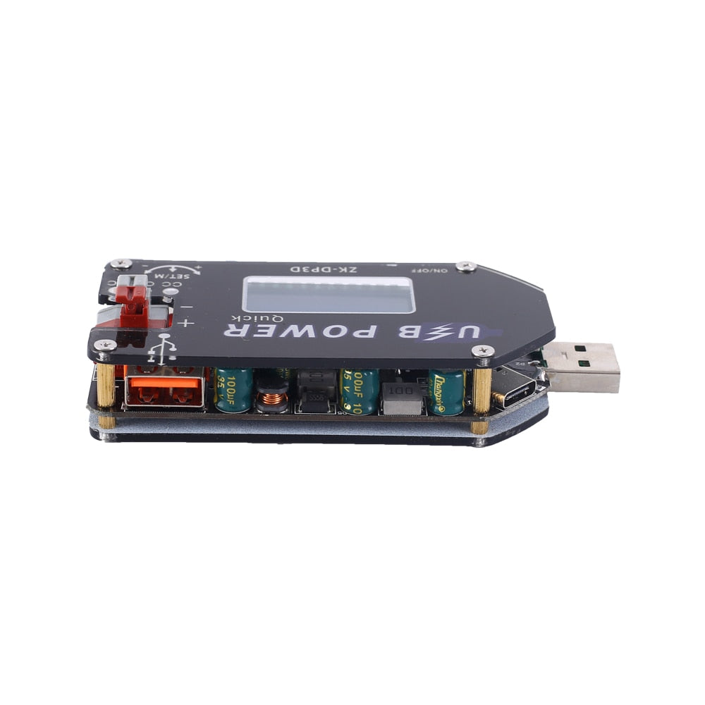 Image of Siden af ZK-DP3D Strømforsyning USB drevet