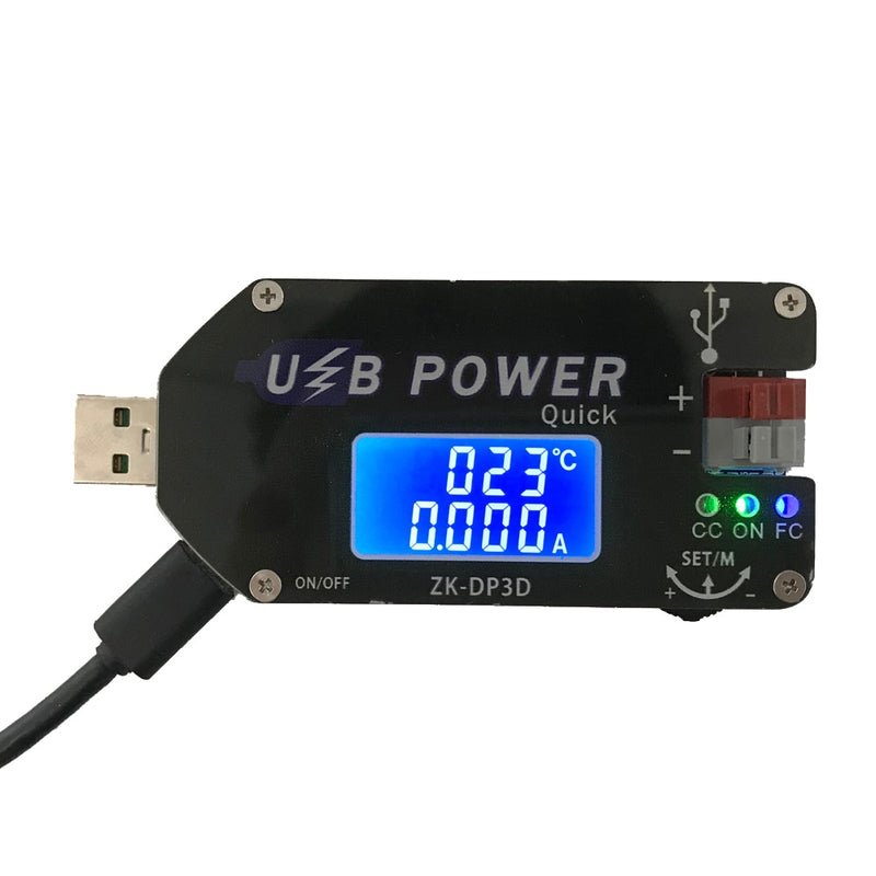 forsiden af ZK-DP3D Strømforsyning USB drevet