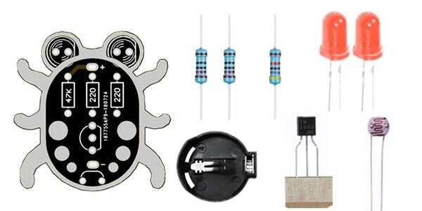 Elektronik Starter Kit - Sort Loddebille 