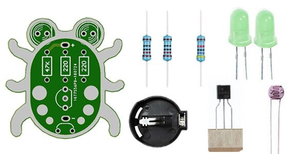 Elektronik Starter Kit - Grøn Loddebille