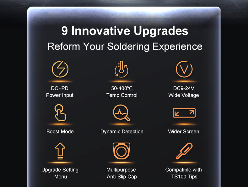 Image of 9 innovative opgraderinger af TS101 digital loddekolbe
