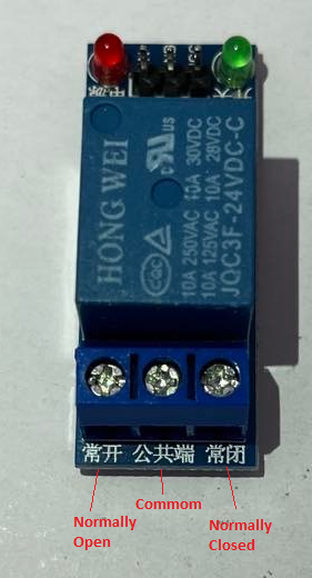 HW-307 relæ modul med Tekniske specifikationer