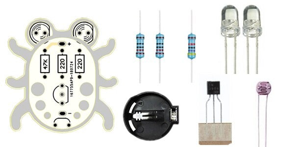 Elektronik Starter Kit - hvid Loddebille