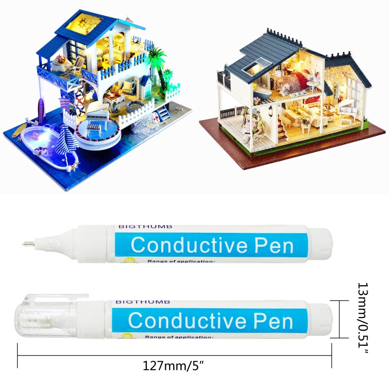 Størrelse af Circuit Scribe Conductive Ink Pen - Ledende blæk