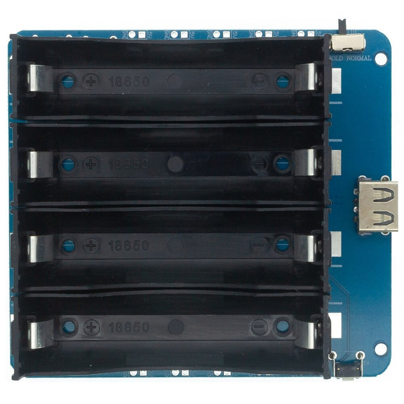 18650 Lithium Battery Shield Mobile Power Bank ESP32 - 4 batterier