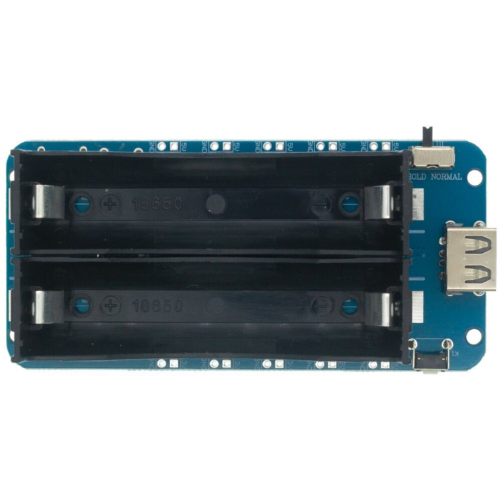 18650 Lithium Battery Shield Mobile Power Bank ESP32 - 2 batterier