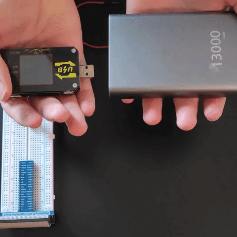 XY-UDP Strømforsyning med farveskærm USB drevet