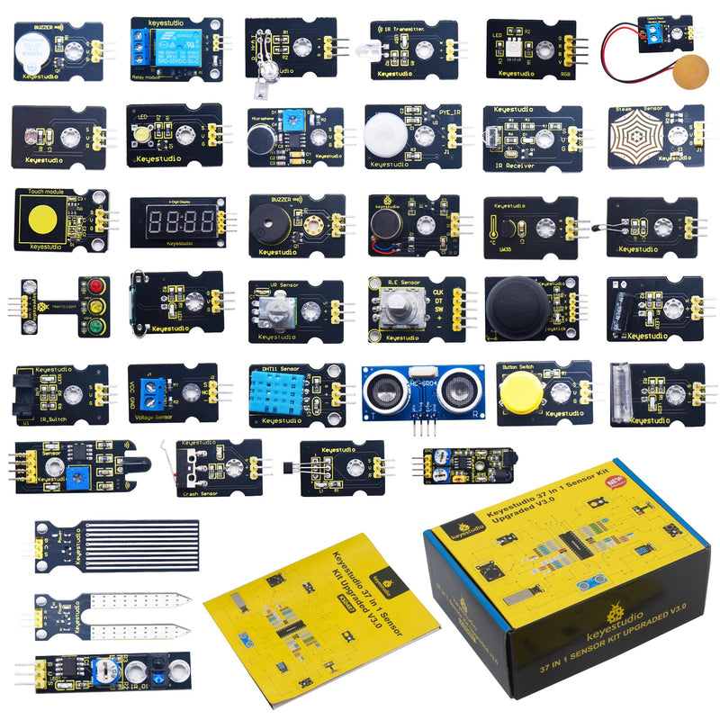 En samling af elektroniske sensorer
