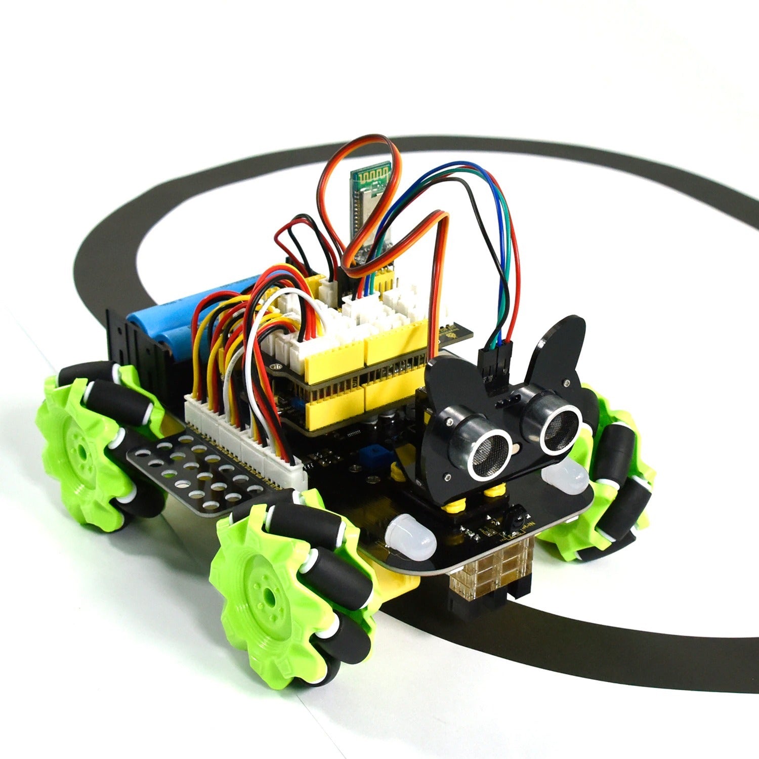 Programmerbar 4WD Mecanum Robotbil för Arduino