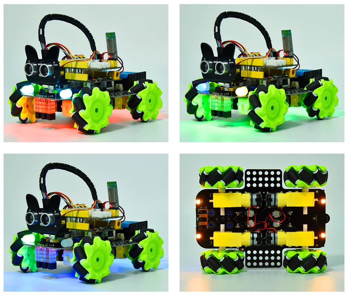 Image of Programmerbar 4WD Mecanum Robotbil för Arduino