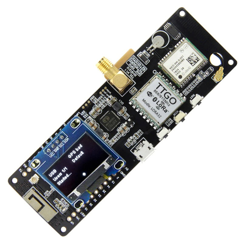 forsiden af LILYGO TTGO Meshtastic T-Beam LoRa 868Mhz