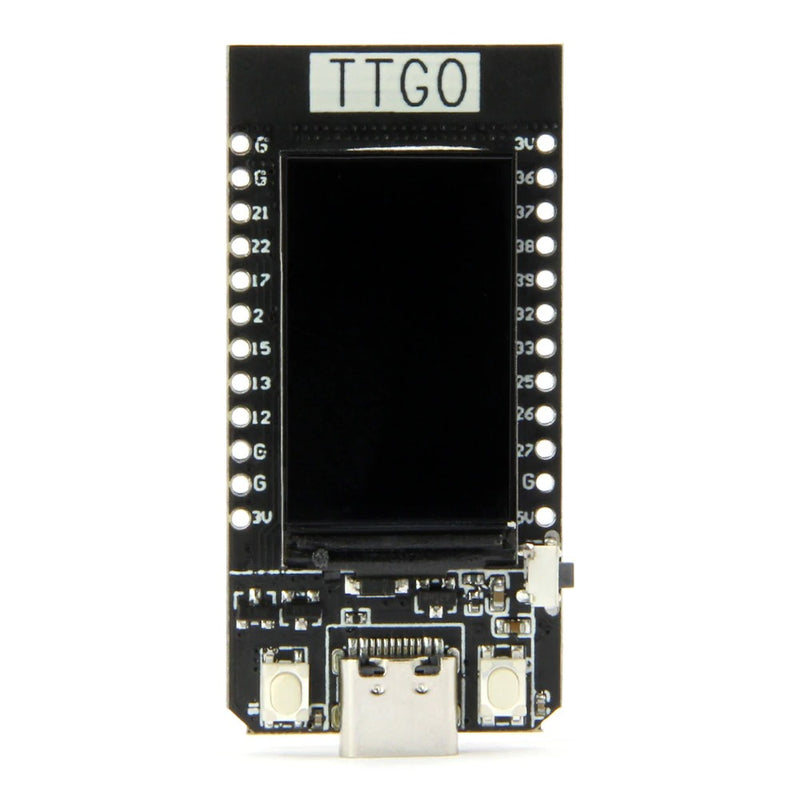 forsiden af TTGO T-Display ESP32 