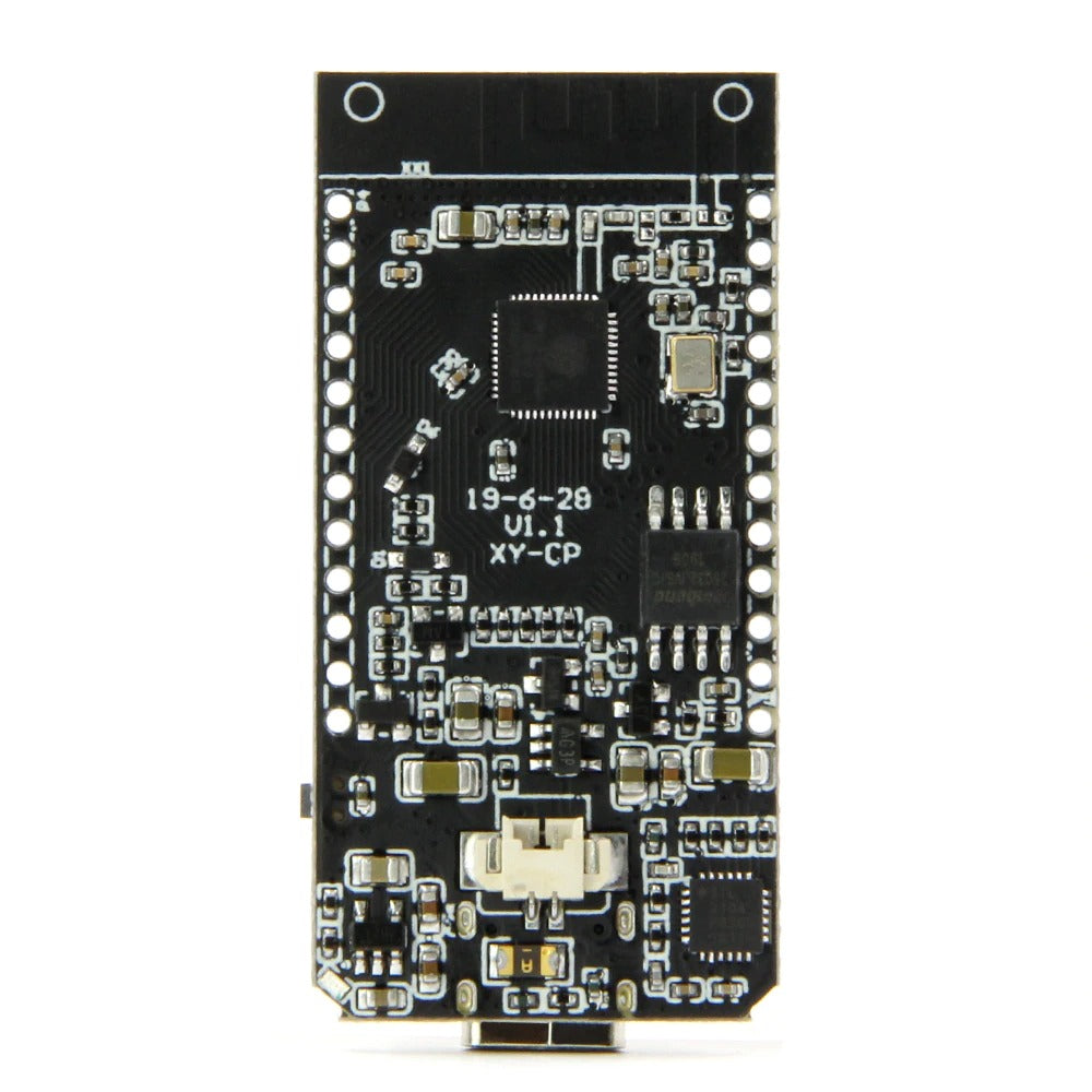 bagsiden af TTGO T-Display ESP32 
