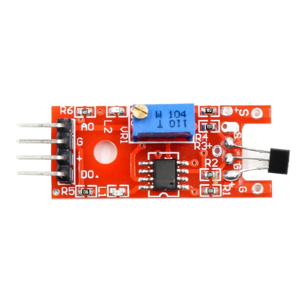 forsiden KY-024 Magnetisme sensor (Hall effekt) med komparator