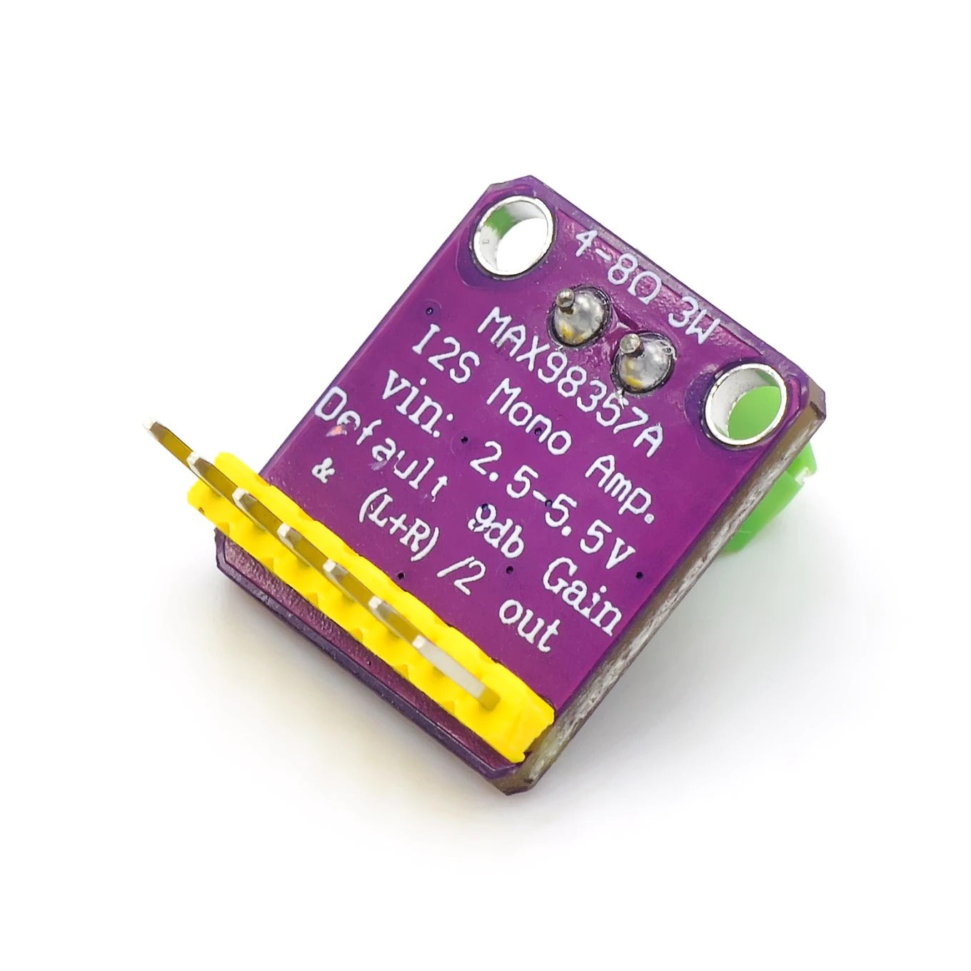 bagsiden af Mono audioforstærker 3.2W MAX98357A