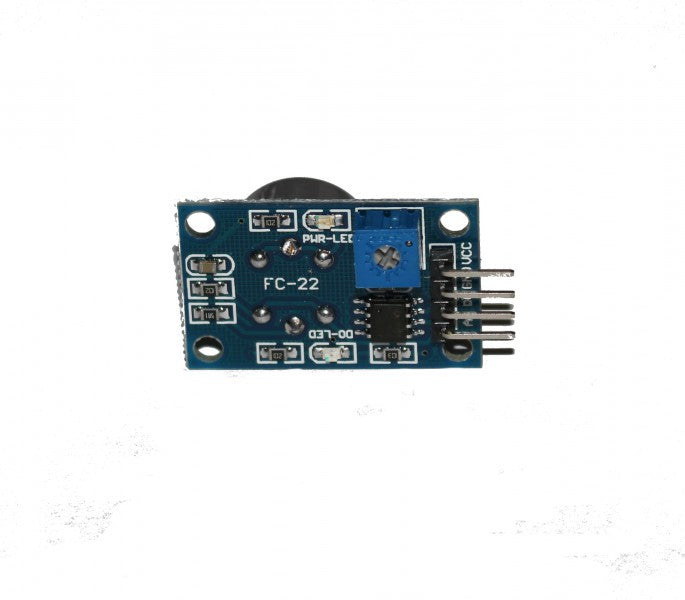bagsiden af 1stk MQ7 Carbon monoxide (kulilte) sensor