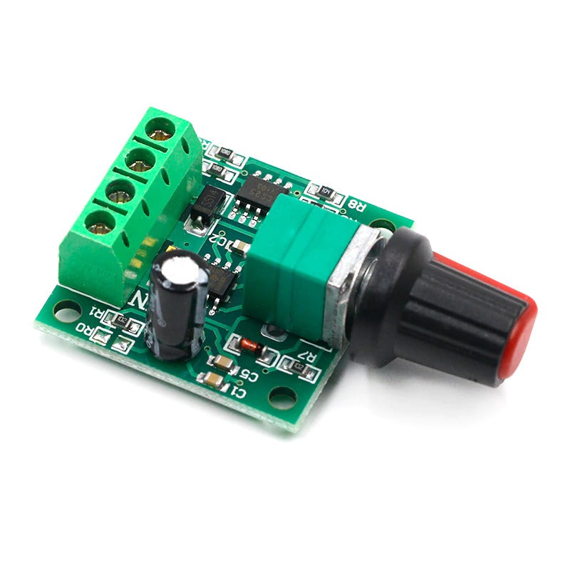 PWM DC Motor Speed controller modul der vender mod højre