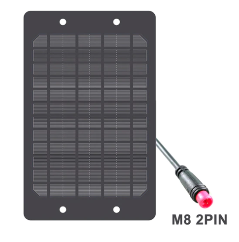 1stk 6W Mini Solcelle med M8 2 pin port