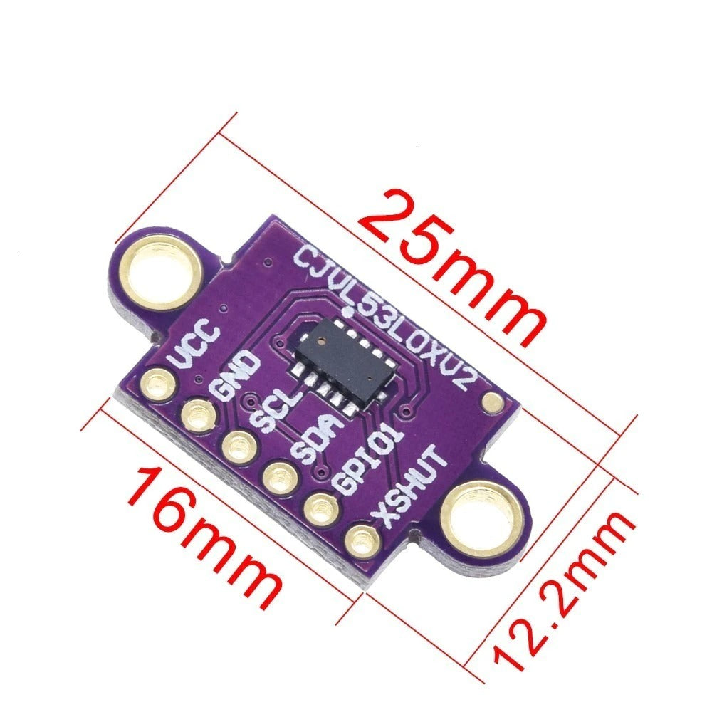 størrelse af Time-of-Flight (ToF) sensor